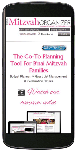 Mitzvah Organizer Responsive